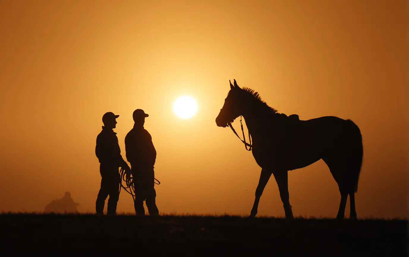 Trainers, grooms, vets